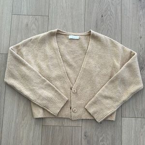 Oak & Fort Crop Sweater Cardigan